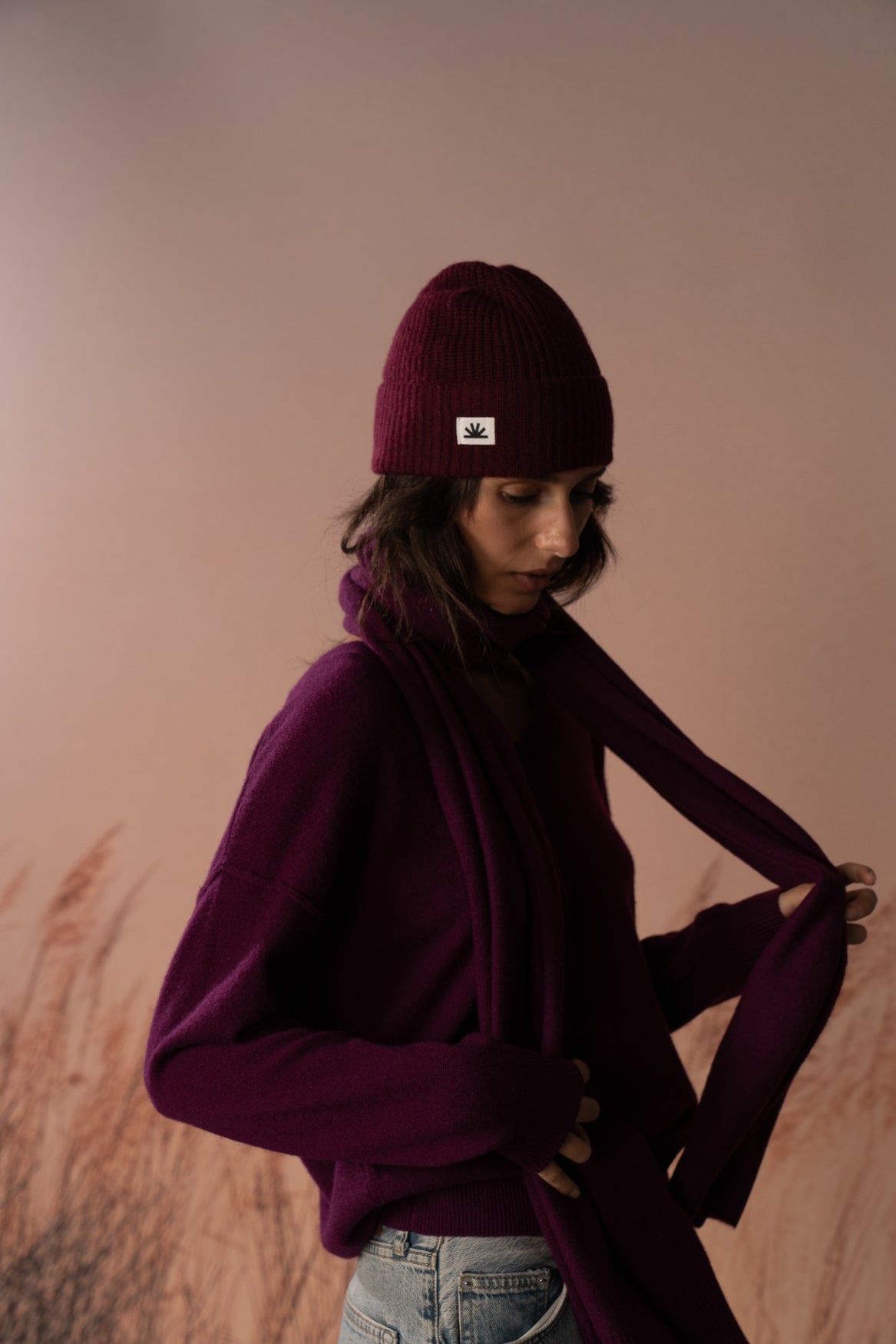 MAYA RIBBED BEANIE 